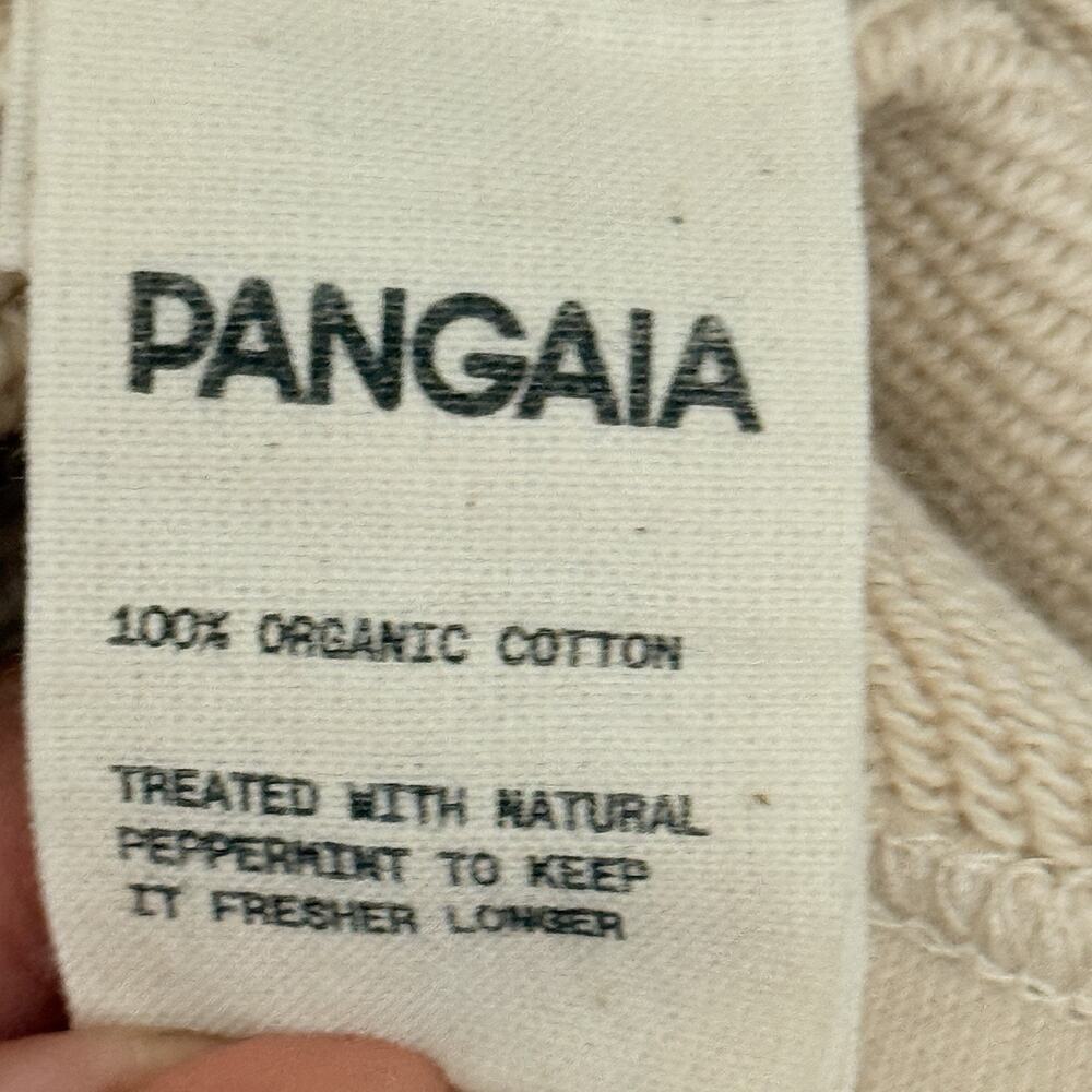 Pangaia Shorts Womens S Beige Organic Cotton Sweatshorts Drawstring Lounge READ! - Picture 10 of 12